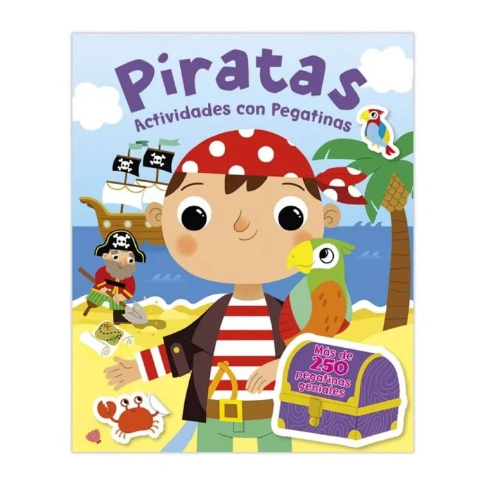 Piratas. Actividades con pegatinas