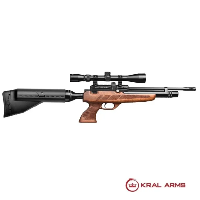 Pistola de aire comprimido PCP KRAL Puncher NP-02 Calibre 5,5 Mm – 20 Julios, cargador de 12 tiros.