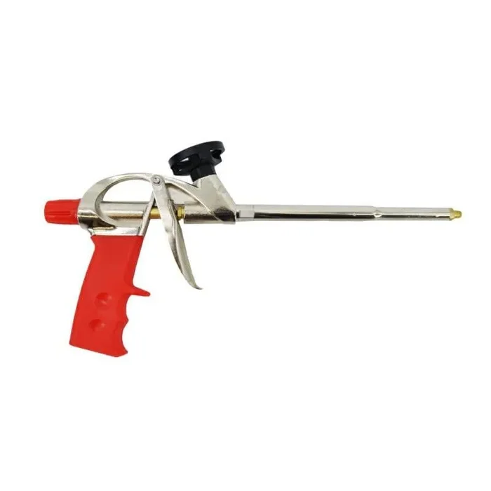 Pistola para espuma Awtools – Cabezal de aluminio con PTFE, mango plástico, ideal para aplicaciones de aislamiento y sellado, diseño robusto, fácil manejo y alto rendimiento