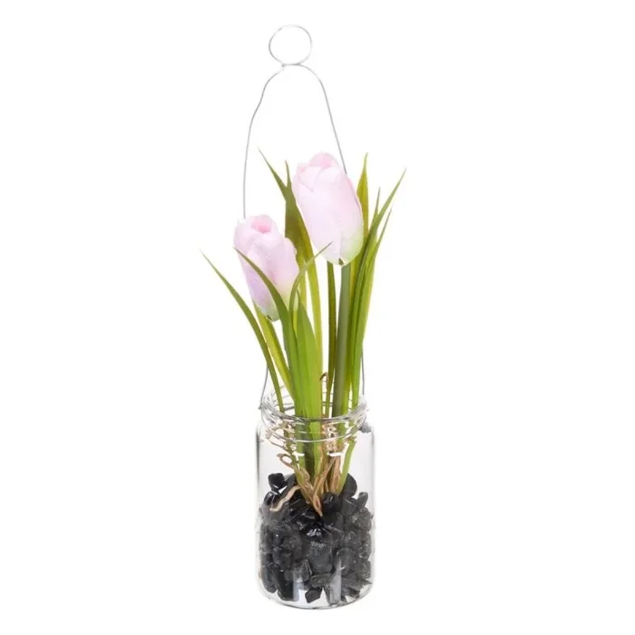 Planta Decorativa Poliéster Polietileno Hierro 7 x 7 x 18 cm – Marca: BigBuy Home – EAN: 8445146040794