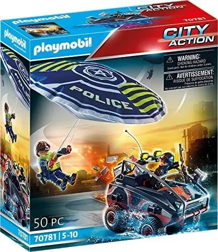 Playmobil 70781 Paraquute de la política: Van Het Amfibievoertuig