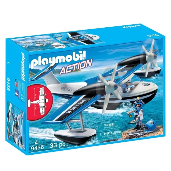 Playmobil 9436 – Polizei-Wasserflugzeug Spiel
