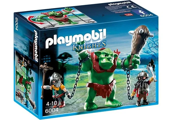 Playmobil Knights Giant Troll with Dwarf Fighters