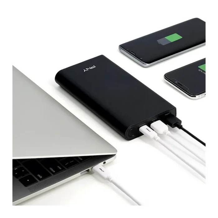 Pny powerpack p-b20000-43pdk01-rb batería externa negro 20100 mah
