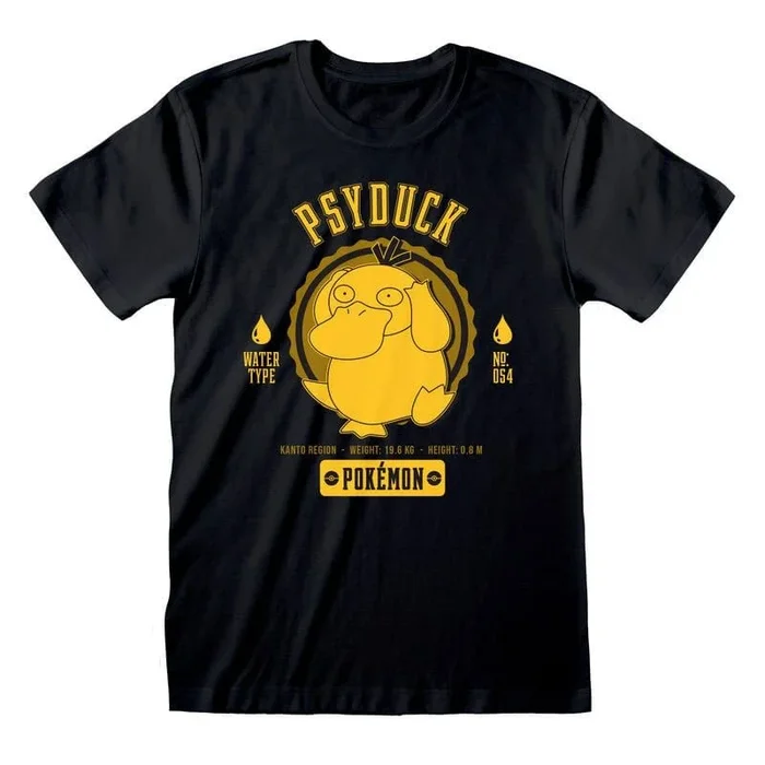 Pokemon camiseta collegiate psyduck talla m