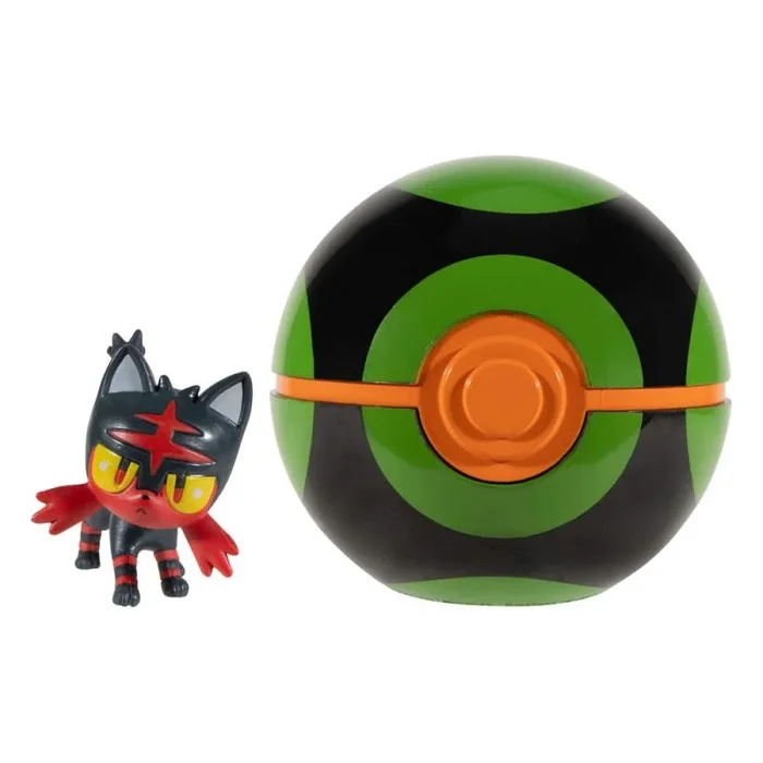 Pokémon clip’n’go poké balls litten & ocaso ball