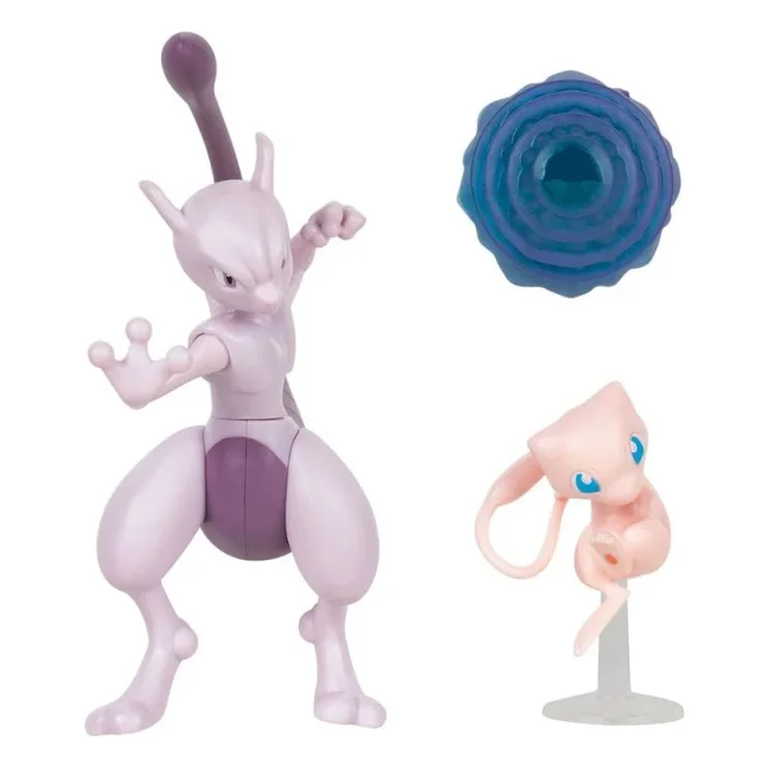 Pokèmon Figuras 2-Pack Mew & Mewtwo – Juguetes Nueva 2023 – Figuras 5-10 cm – Oficialmente Juguetes