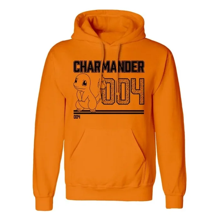 Pokemon sudadera capucha charmander line art talla m