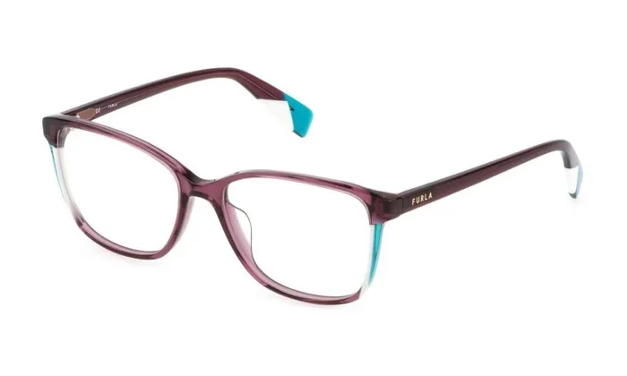 POLICE VPLF86 Gafas, Matt TRANSP.Blue, 52 para Hombre