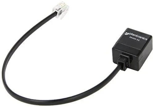 POLY 85638-01 cable telefónico Negro