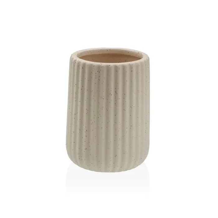 Portacepillos de Dientes Versa Beige Cerámica – Marca: Versa – EAN: 8420327570062
