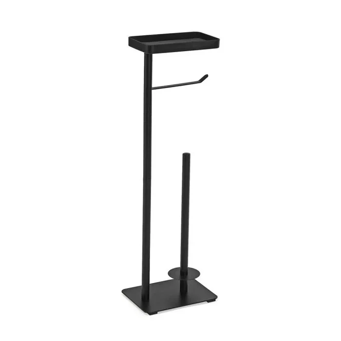 Portarrollos de Papel Higiénico Versa Lilia Negro 15 x 65 x 20 cm Metal – Marca: Versa – EAN: 8420327529602