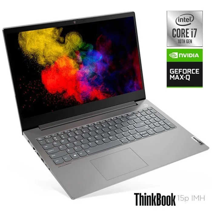 Portatil lenovo thinkbook 15iil i7-10750h 15.6fhd 16gb 512ssd geforce gtx-1650ti 4gb rj45 usb-c freedos