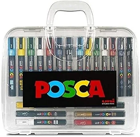 POSCA Estuche PC1m-3m-5m 20 unidades
