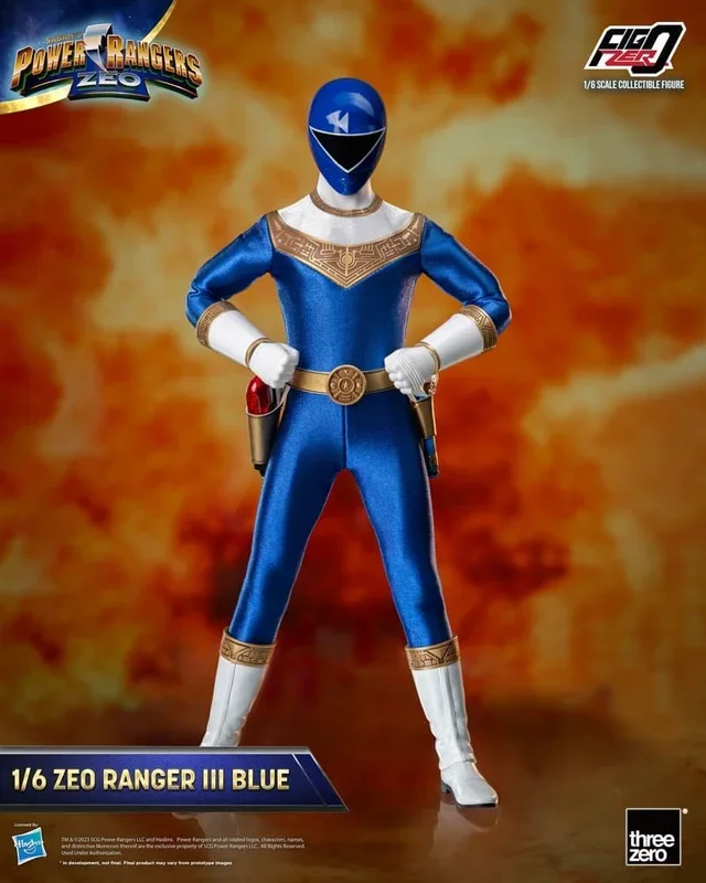 Power Rangers Zeo: FigZero Zeo Ranger III Blue Figura de acción escala 1:6