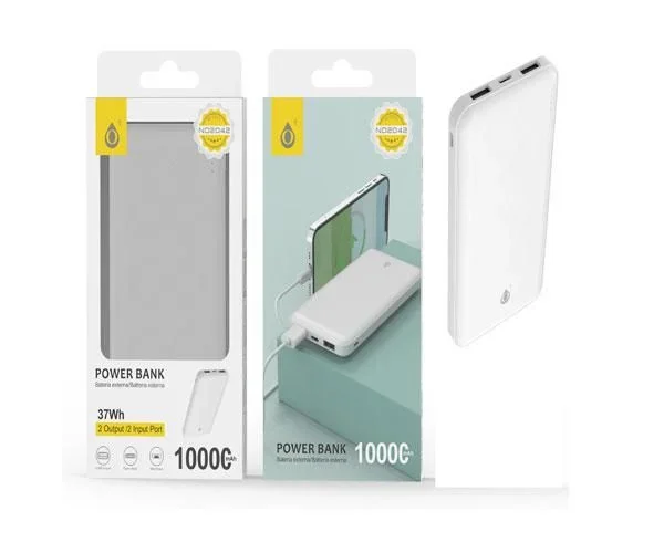 Powerbank axel nd2042 / 10000 mah / type-c / microusb / 2x usb / blanco / one+
