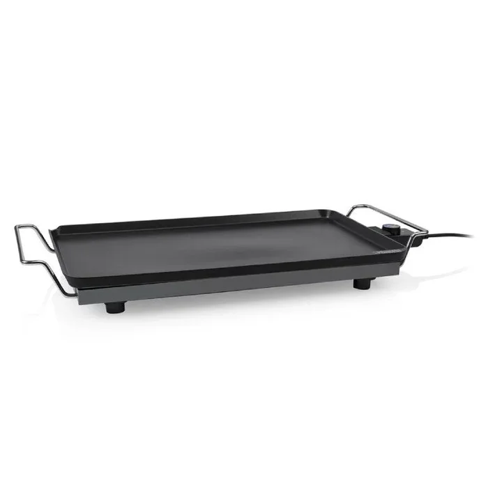Princess 102325 Table Chef XXL Classic, revestimiento antiadherente de doble capa, 2500 W, superficie de 60 x 36 cm, asas frías al tacto, temperatura regulable, para entre 4 y 6 personas, Color Negro