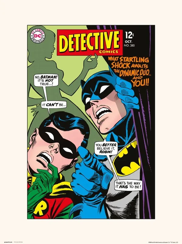 Print 30×40 cm dc detective comics 380