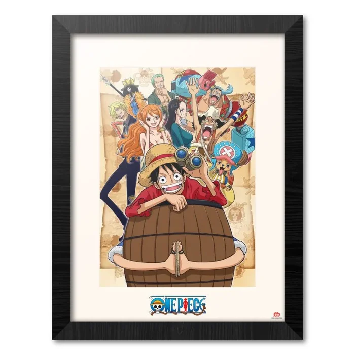Print enmarcado 30×40 cm one piece punk hazard