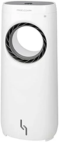 ProfiCare PC-LK 3088 Blanc/Titan humidificador Impulsor 5 L Titanio, Blanco 80 W