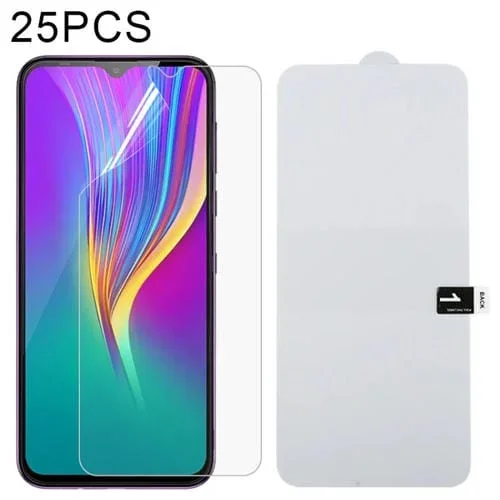 Protector de Pantalla Full Hydrogel para Infinix Smart 4 X653 25 Unidades a Prueba de Explosiones