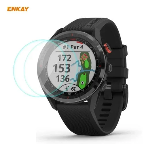 Protector de Pantalla Garmin Enfoque S62 2 PCs Enkay Hat-Prince 0.2mm 9H Curved (Transparente)