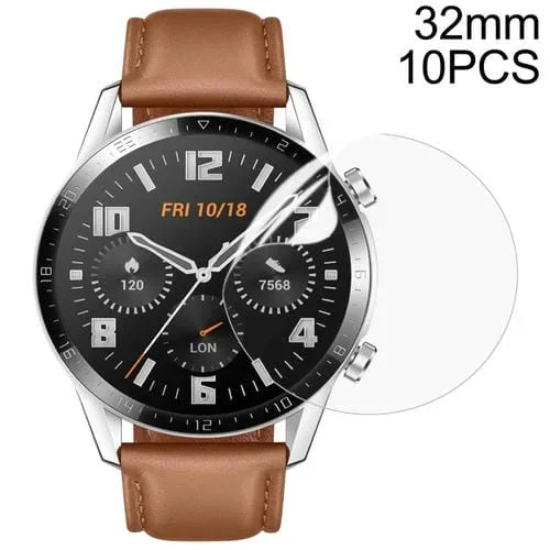 Protector de Pantalla Redondo TPU D32mm 10 PCs para Watch