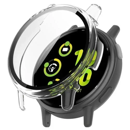 Protector Pantalla + Funda Para Garmin Vivoactive 5 Pc con Película Templada (Transparente)