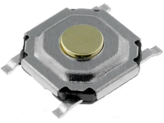 Pulsador Tacto SMD 5,2×5,2mm Altura 1,5mm SW053
