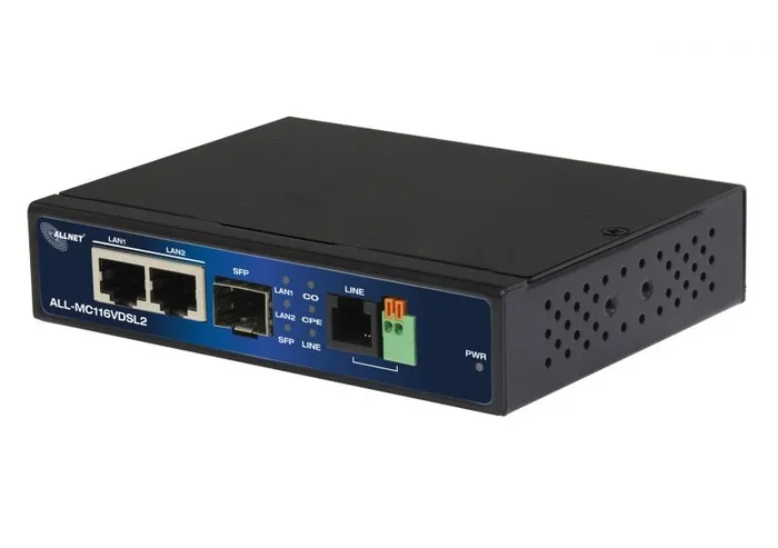 Punkt-zu-Punkt Modem VDSL2 via 2-Draht unmanaged «ALL-MC116V2» / Max. 3km mit max. 160Mbit/s