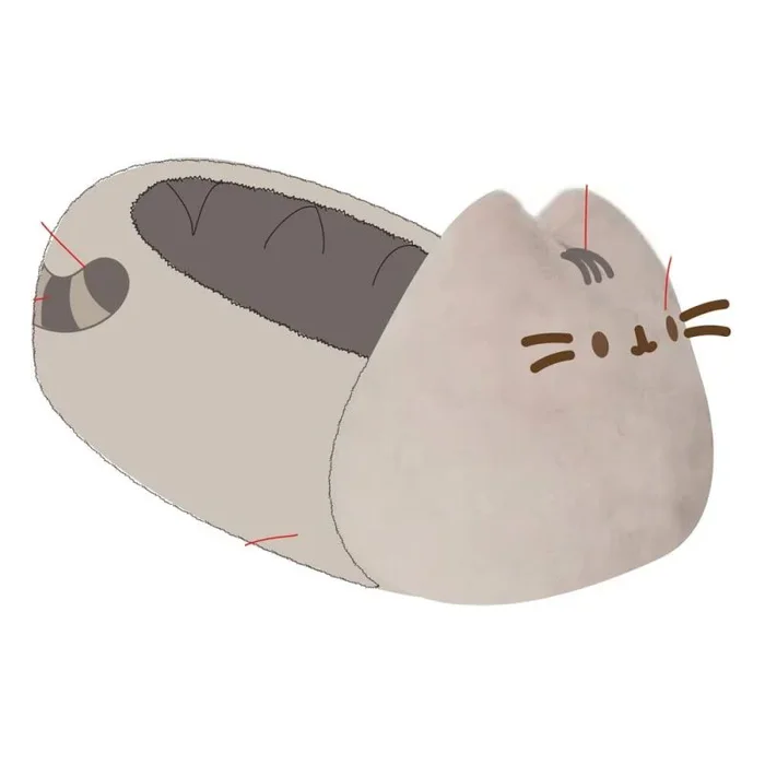 Pusheen zapatillas l-xl