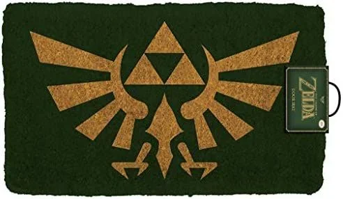 Pyramid America Zelda – Felpudo de Fibra de Coco (29 x 17 Pulgadas, tapete de Entrada para Interiores y Exteriores con Respaldo de PVC Antideslizante, Duradero y fácil de Limpiar