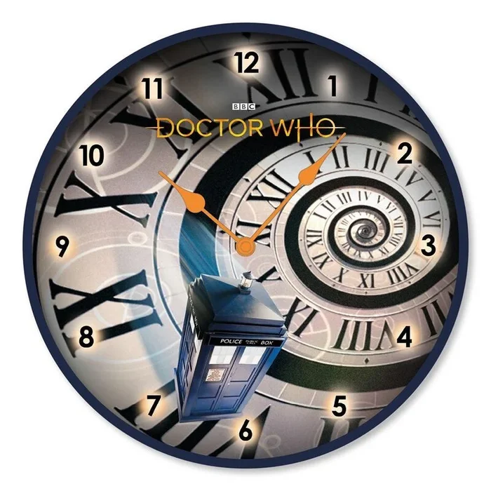 PYRAMID INTERNATIONAL, Reloj de Pared Espiral de Tiempo de Doctor Who