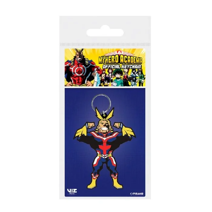 Pyramid My Hero Academia-Llavero All Might, Cerámica, Multicolor, 4.5 x 6cm