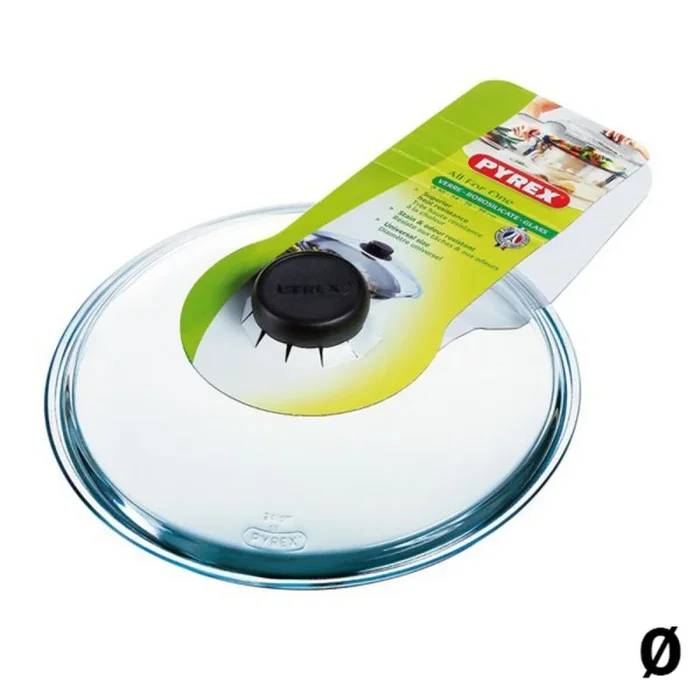 Pyrex Tapa Vidrio 20Cm, Gris, 2.65 cm