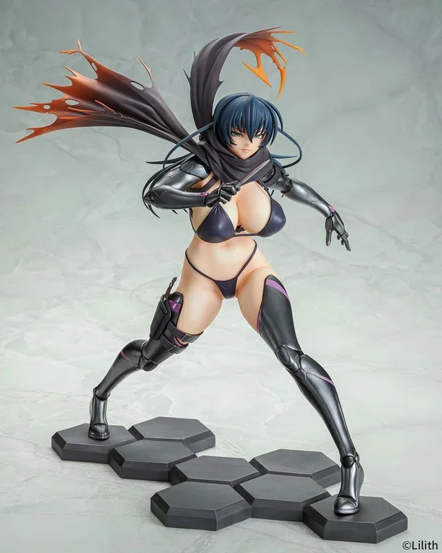 Q-Six Taimanin RPGX – Figura Decorativa (PVC, 1/6 Clone Asagi, 27 cm)
