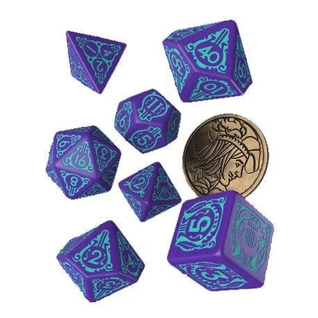 Q-Workshop QWOWDA3S The Witcher Dice Set – Juego de Mesa de dandelión – Half a Century of Poetry (7)