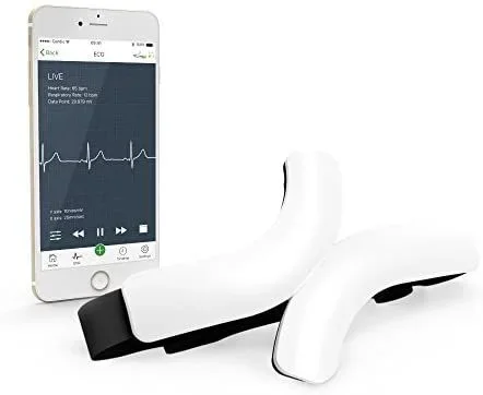Qardio C100-IAW Monitor de ECG continuo inalámbrico Qardiocore, Bluetooth 4.0