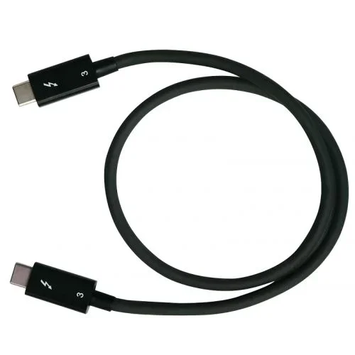 QNAP CAB-TBT305M-40G-LINTES 0,5 m 40 Gbit/s Negro