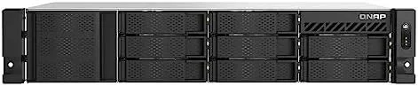 QNAP TS-855EU-8G servidor de almacenamiento SAN Bastidor (2U) Ethernet Negro C5125