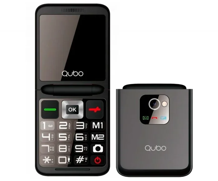 Qubo Teléfono Móvil para Mayores X-10BK 32 MB RAM 2,4″ – Marca EAN: 6944762701161
