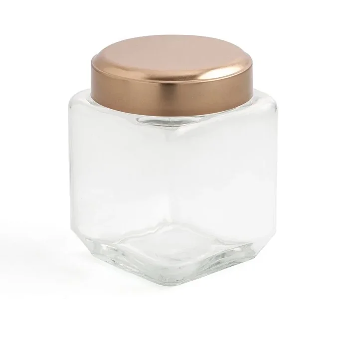 Quid – Tarro Cristal Cobre 6 piezas Quid 6 piezas – 0,80 litros