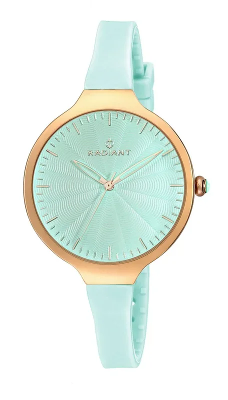 Radiant – Reloj de mujer colección SUNNY, correa de caucho azul turquesa – RA336605