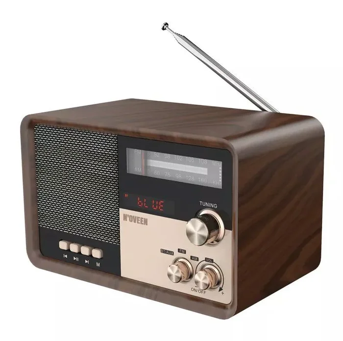 Radio portátil n’oveen pr951 marrón