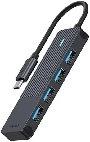 Rapoo UCH-4001 tarjeta y adaptador de interfaz USB 3.2 Gen 1 (3.1 Gen 1)