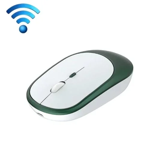 Ratón Inalámbrico Muse M030 4 Llaves 1600Dpi Oficina Portátil (Verde Tinta)