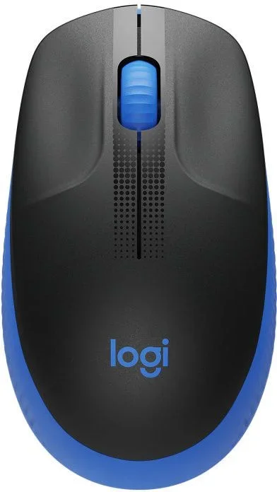 Raton Inalambrico Negro/azul Logitech M190 910-005907