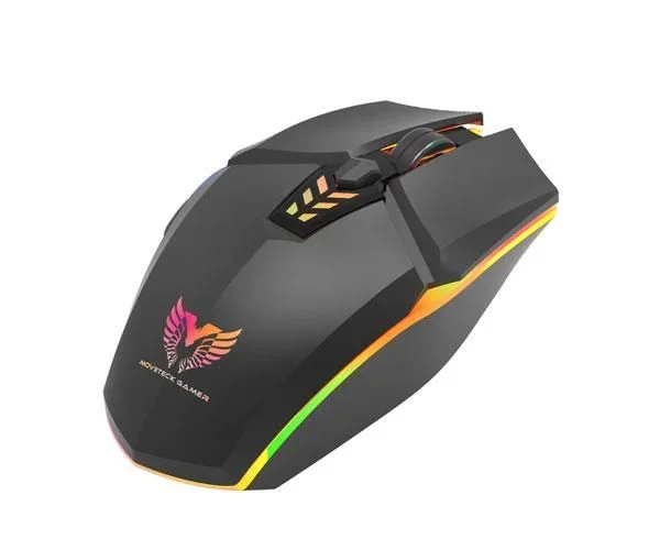 Ratón usb gaming tg7210 / 6 botones / 2400 dpi leds multicolor / negro / mtk