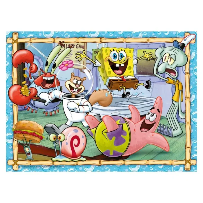 Ravensburger – Puzzles XXL Spongebob | Puzzle 8 Años O Más | Regalo Niño 8 Años O Más De 200 Piezas | Rompecabezas Niños De 49 X 36 Cm | Ravensburger Puzzle