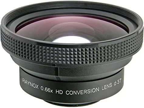 Raynox HD-6600 Pro Superlow Distortion Wideangle – Lente de conversión de Gran Angular (0,7, Rosca de Montaje de 37 mm)